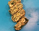 夏野菜活用☆モロヘイヤの玉子焼き作り方3写真