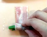 簡単☆いんげんのベーコン巻き作り方4写真