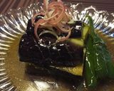 茄子の揚げ浸し・カレー風味作り方3写真