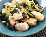 ヘルシーエスニック鶏ササミ小松菜ソテー作り方6写真