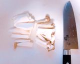 エリンギでさっと一品♡フワフワ卵炒め作り方1写真
