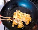 エリンギでさっと一品♡フワフワ卵炒め作り方5写真