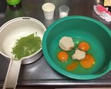 抹茶のロールケーキ作り方1写真