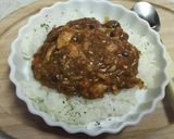 休日ランチに～ツナとしめじのキーマカレー作り方7写真