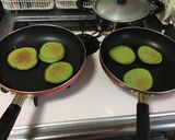 濃い抹茶のパンケーキ作り方3写真