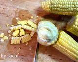 夏の恵み♡天然の甘いコーンスープ♡作り方1写真