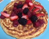 自家製酵母でふわふわベリーのせパンケーキ作り方7写真
