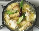 鶏肉と夏野菜のアヒージョ作り方3写真