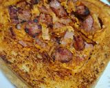 くりぬき食パン激辛ベーコン&ソセージ焼き作り方7写真