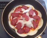 【簡単おつまみ】餃子の皮のピザ作り方3写真