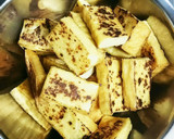 簡単常備菜♪白ナスと厚揚げの味噌炒め作り方2写真