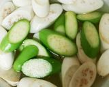 レンチン　茄子とさしみ蒟蒻の酢味噌煮作り方1写真
