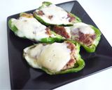 チーズがとろり　ピーマンの肉詰め作り方6写真