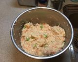 ヘルシー！ 鶏胸肉&豆腐ハンバーグ作り方2写真