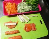 不器用さんも簡単♥️サーモンチーズ生春巻作り方1写真