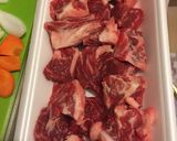 牛肉赤ワイン煮 プルーンとネクタリン入り作り方2写真