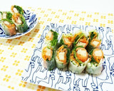 不器用さんも簡単♥️生ハム&チーズ生春巻作り方7写真