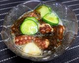 簡単！タコときゅうりのもずく酢の物作り方7写真