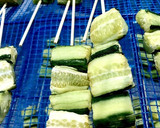 干しきゅうりの串焼き(焼き鳥風) 簡単v作り方3写真