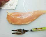 鶏ササミの筋の取り方作り方1写真