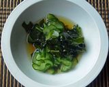 胡瓜とわかめの出汁酢のもの作り方3写真