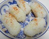 ピリ辛肉巻きおにぎり作り方1写真