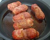 ピリ辛肉巻きおにぎり作り方3写真