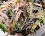 春雨サラダにモズク入り中華風作り方4写真