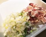 【塩豚】グルテンフリー☆オイルパスタ作り方1写真