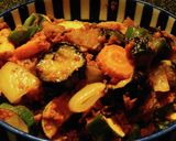 夏野菜いっぱい ラタトゥイユの冷製パスタ作り方1写真