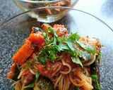 夏野菜いっぱい ラタトゥイユの冷製パスタ作り方4写真