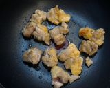 食感楽しい！空心菜と鶏肉の中華炒め！作り方2写真