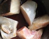 カンパチのカマの照り焼き作り方1写真