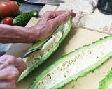 箸がとまらない ゴーヤチャンプルー作り方1写真