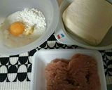 豆腐ハンバーグ(めんつゆ野菜あんかけ)作り方1写真