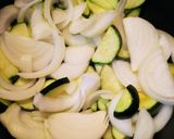 簡単！ズッキーニと玉ねぎの醤油マヨ卵炒め作り方6写真