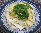 かまぼこと豚ひき肉の炒め物作り方6写真