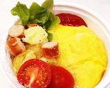 大好きオムライス♡炊飯器で簡単♪包み方♡作り方21写真