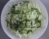 キャベツたっぷり豚こまのせ作り方1写真