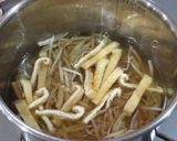 ごぼうのささがき汁作り方3写真