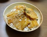 ピカピカ＊マヨぶた丼作り方3写真