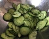 【作り置き】胡瓜とえのき茸のツナごま和え作り方1写真