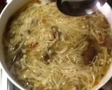 たっぷりきのこの煮込みそうめん【ピリ辛】作り方6写真