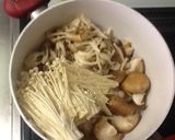 たっぷりきのこの煮込みそうめん【ピリ辛】作り方4写真
