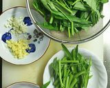 空芯菜と豚バラのシンプル炒め作り方3写真