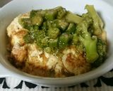 豆腐ハンバーグ(めんつゆ野菜あんかけ)作り方8写真