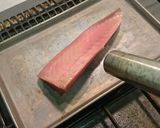 トロかつおの柚子胡椒と生姜和え作り方1写真