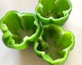 朝採り新鮮ピーマンの肉詰め作り方1写真