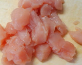 簡単♪小松菜と豆腐 鶏ささみの中華煮！作り方4写真