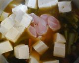 簡単♪小松菜と豆腐 鶏ささみの中華煮！作り方7写真